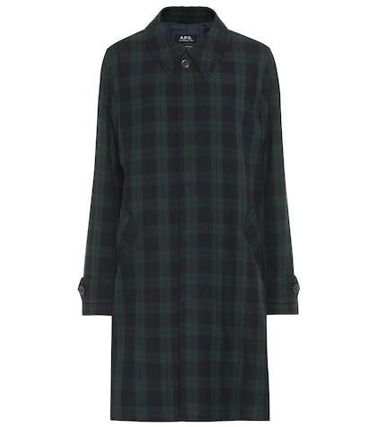 A.p.c. Dinard Checked Coat