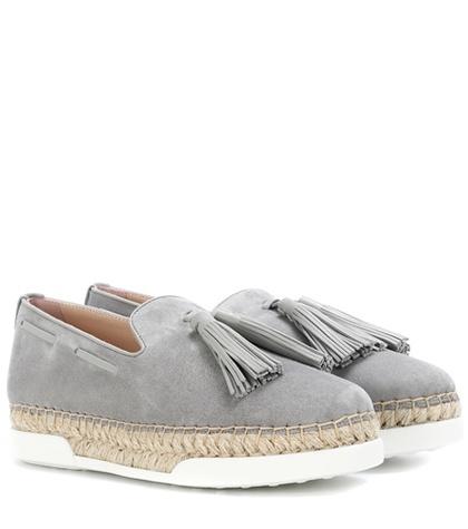 Tod's Tasselled Suede Loafers