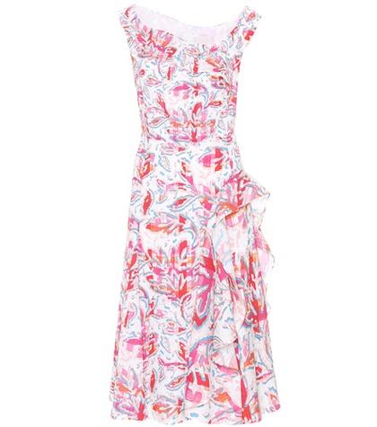 Peter Pilotto Off-the-shoulder Printed Dress