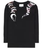 Victoria Victoria Beckham Sequinned Cotton Sweater