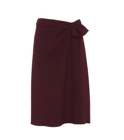 Bottega Veneta Wool-crêpe Skirt