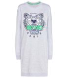 Isabel Marant Embroidered Cotton Sweatshirt Dress