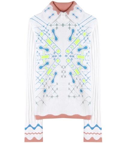 Peter Pilotto Snowflake Angora-blend Sweater