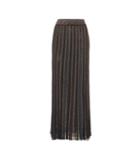 Missoni Metallic Striped Maxi Skirt