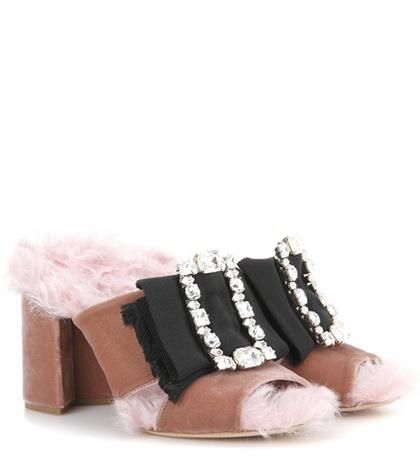 Miu Miu Exclusive To Mytheresa.com – Embellished Open-toe Sandals