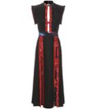 Balmain Printed Silk Dress