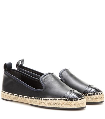 Fendi Leather Espadrilles
