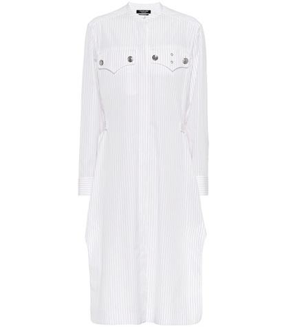 Golden Goose Deluxe Brand Striped Cotton Shirt Dress