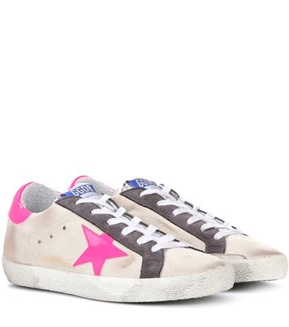 Self-portrait Exclusive To Mytheresa.com – Superstar Suede Sneakers