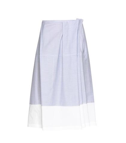 See By Chlo Pleated Cotton Skirt