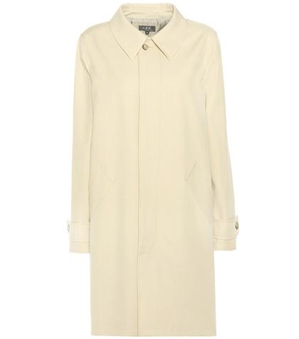 A.p.c. Dinard Cotton And Virgin Wool Coat