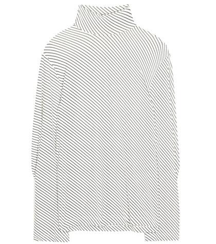 Balenciaga Striped Jersey Top