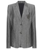 Brunello Cucinelli Embellished Striped Jacket