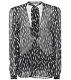 Coach Printed Silk Top
