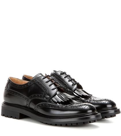 Church's Priscilla Fringed Leather Derby Shoes