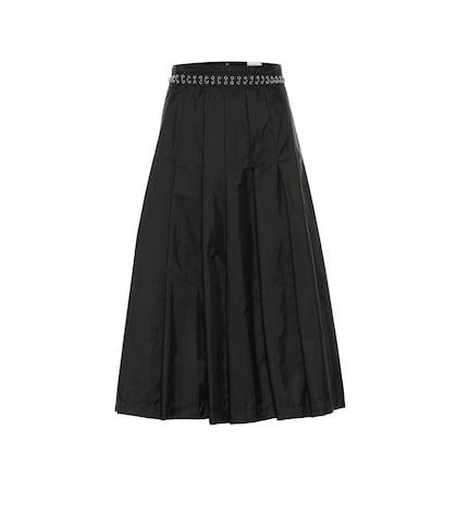 Chlo 6 Moncler Noir Kei Ninomiya Nylon Midi Skirt