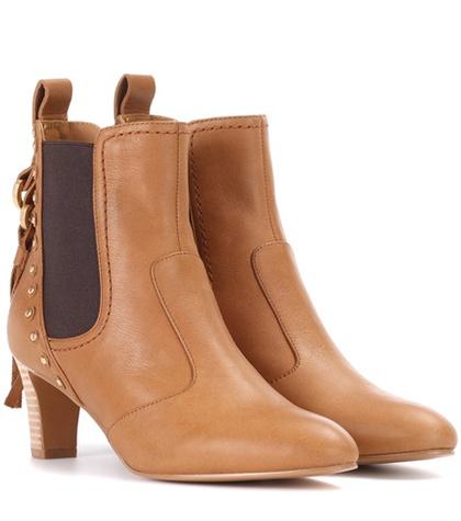 Valentino Garavani Leather Ankle Boots