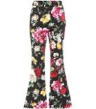 Dolce & Gabbana Floral-printed Cotton Trousers