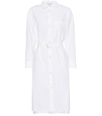 Max Mara Belted Cotton Shirt Dress