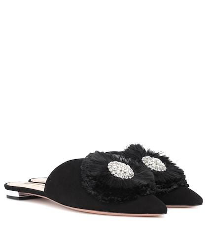 Vetements Lotus Crystal-embellished Sandals
