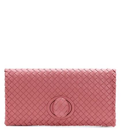 See By Chlo Intrecciato Leather Clutch