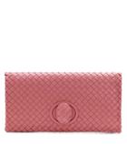 See By Chlo Intrecciato Leather Clutch
