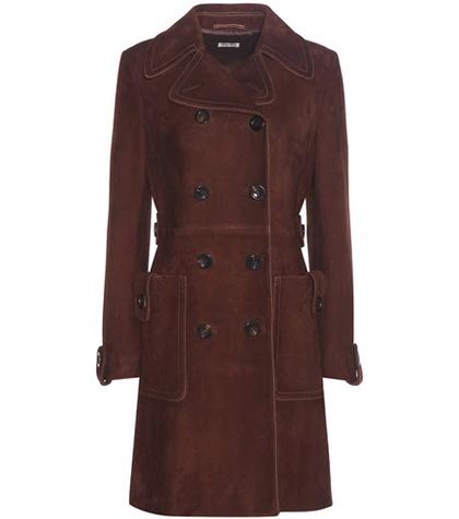 Miu Miu Suede Coat