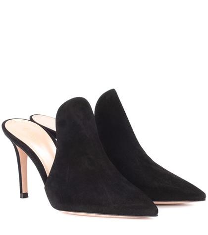 Alexander Mcqueen Aramis 85 Suede Mules
