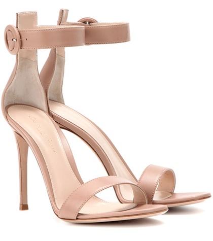 Gianvito Rossi Portofino 105 Leather Sandals