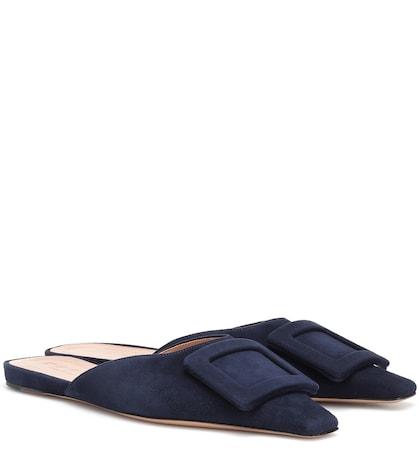Chlo Suede Slippers