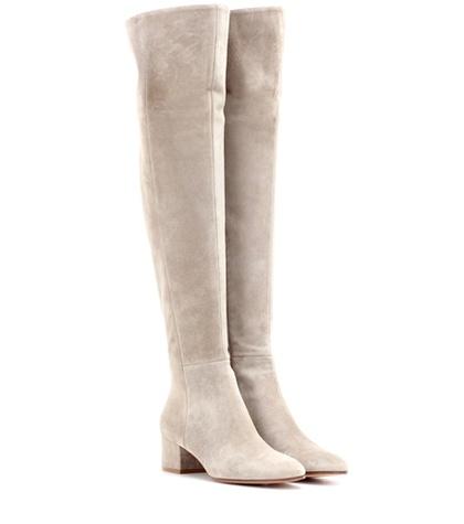 Gianvito Rossi Exclusive To Mytheresa.com – Rolling Mid Suede Over-the-knee Boots