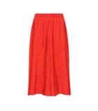 Velvet Pleated Culottes