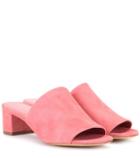 Mansur Gavriel Suede Open-toe Mules