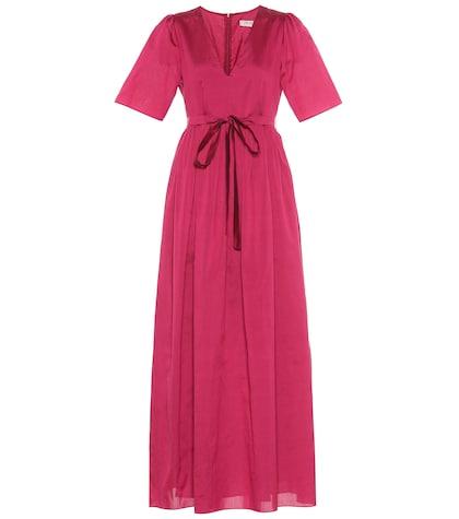 Prada Hilde Cotton And Silk Dress