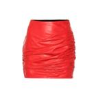 Versace Leather Miniskirt