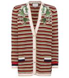 Gucci Appliquéd Wool-blend Cardigan