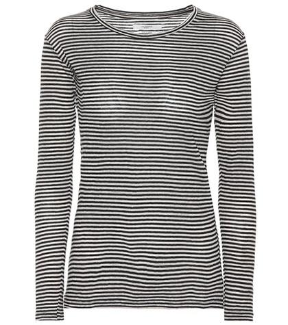 Isabel Marant, Toile Kaaron Striped Cotton And Linen Top