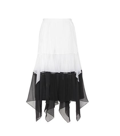 Chlo Asymmetric Midi Skirt