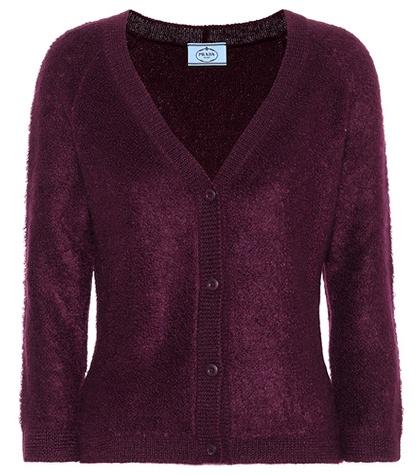 Prada Mohair-blend Cardigan