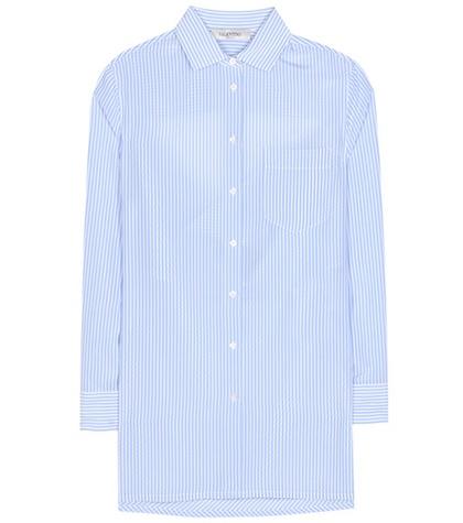 Valentino Striped Silk Shirt