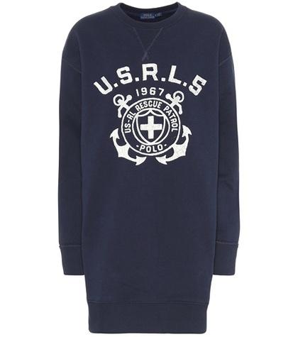 Polo Ralph Lauren Cotton-blend Sweatshirt Dress