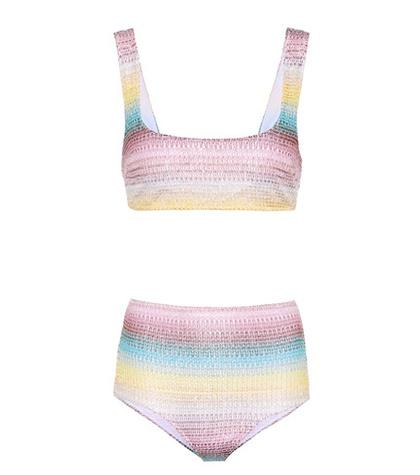 Missoni Mare Striped Crochet-knit Bikini