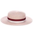 Maison Michel Rod Straw Canotier Hat