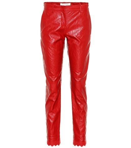 Philosophy Di Lorenzo Serafini Faux Leather Pants