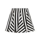 Valentino Striped Wool And Silk Miniskirt