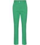 Dolce & Gabbana Cropped Cotton-blend Trousers