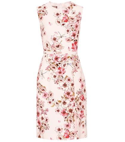 Prada Floral-printed Silk Dress