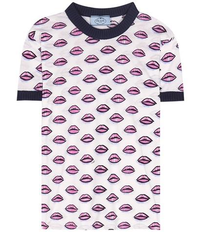 Prada Printed Cotton T-shirt