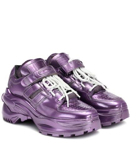 Maison Margiela Retro Fit Metallic Sneakers