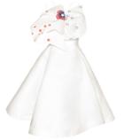 Vika Gazinskaya Printed Cotton And Silk Dress